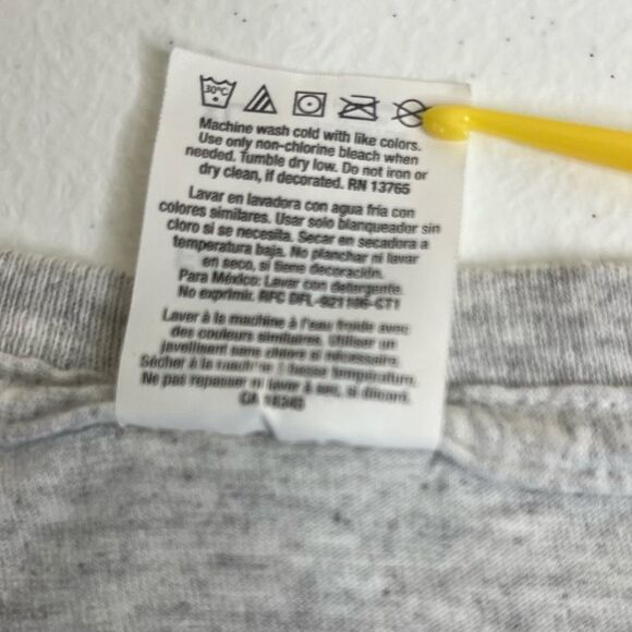 Fruit of the Loom Camper Queen Heather Gray Crew Neck Short Sleeve Tee Women XL - Picture 8 of 12